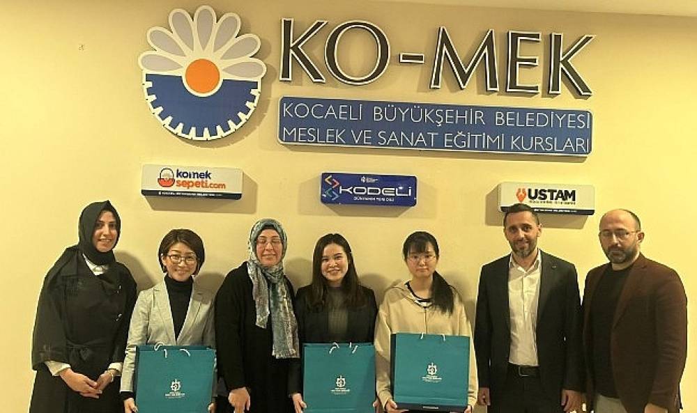 Kocaeli Büyükşehir'in adı, dünyaya yayılmaya devam ediyor  KO-MEK'e Japon ilgisi artıyor