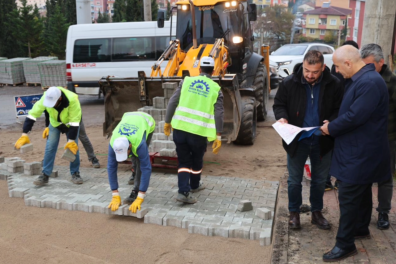 Kocaeli Gebze'de &uuml;styapı &ccedil;alışmalarını yerinde incelendi