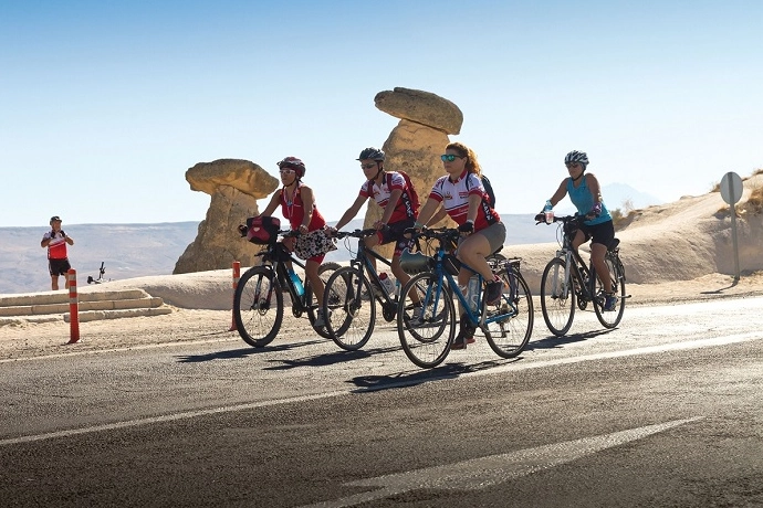 Kapadokya&rsquo;da Bisiklet Festivali heyecanı