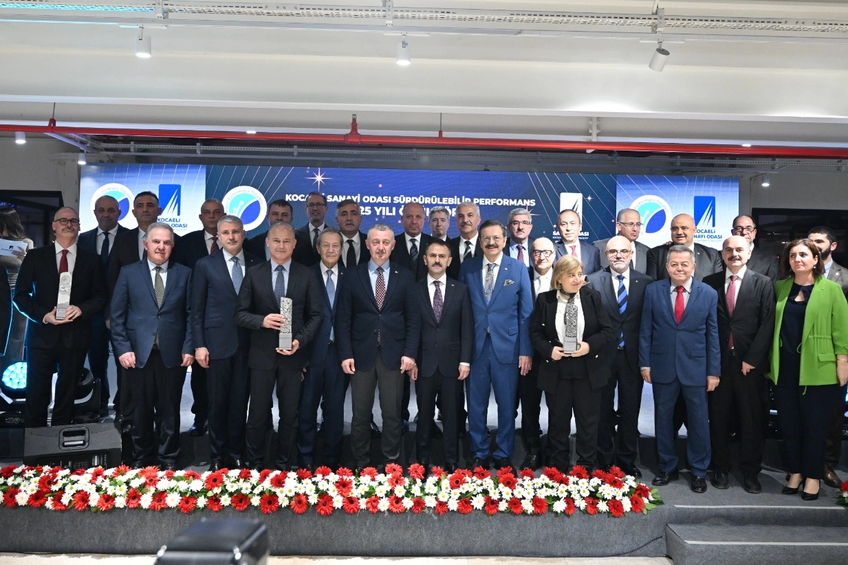 Kocaeli Sanayi Odası'nda S&uuml;rd&uuml;r&uuml;lebilir Performans &Ouml;d&uuml;lleri sahiplerini buldu