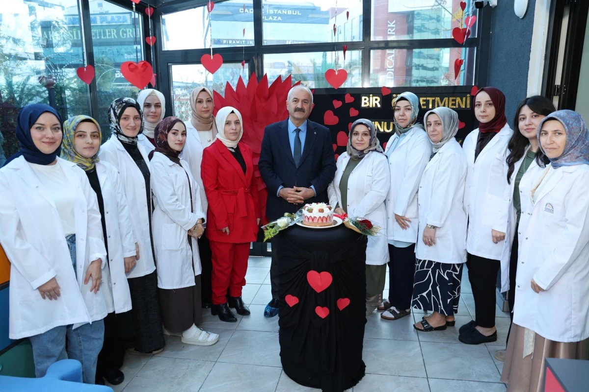 Başkan B&uuml;y&uuml;kg&ouml;z, G&uuml;zide Kreş&rsquo;te &Ouml;ğretmenler G&uuml;n&uuml;&rsquo;n&uuml; Kutladı