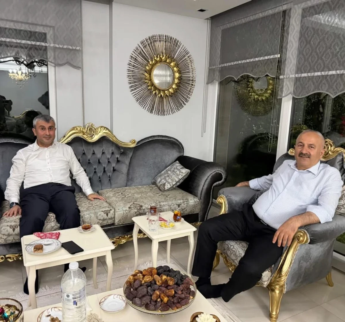 Başkan B&uuml;y&uuml;kg&ouml;z&rsquo;den Hacı Ahmet H&uuml;seyin &Ccedil;elebi&rsquo;ye Ziyaret