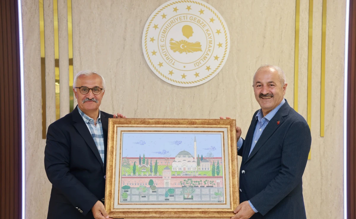 Başkan B&uuml;y&uuml;kg&ouml;z'den Kaymakam &Ouml;zyiğit'e Hayırlı Olsun Ziyareti