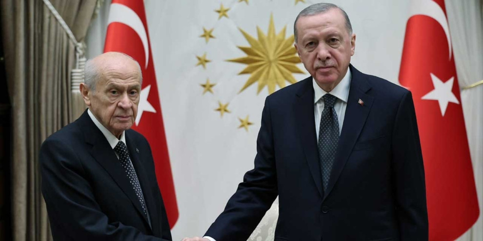 Cumhurbaşkanı Erdoğan, MHP lideri Devlet Bahçeli’yi kabul etti