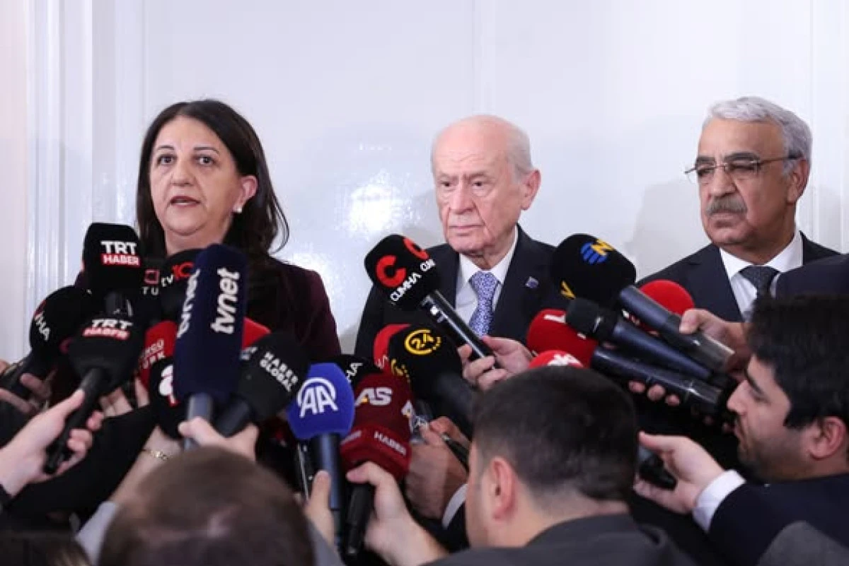 DEM Parti Heyeti, Bah&ccedil;eli ile TBMM&rsquo;de g&ouml;r&uuml;şt&uuml;