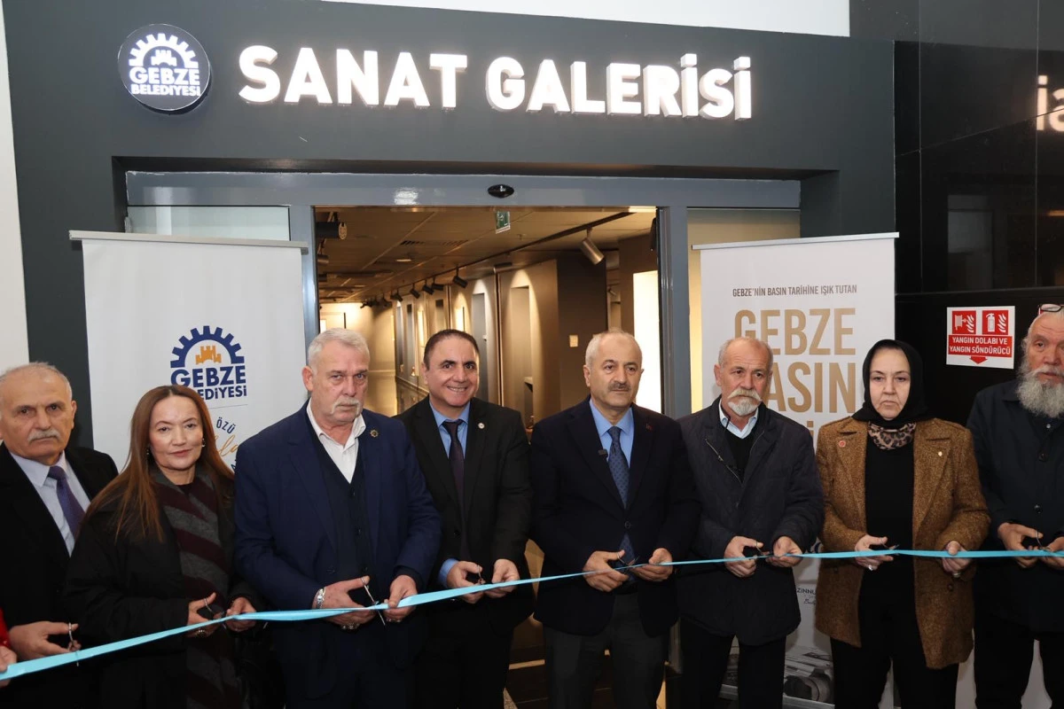 Gebze Basın Tarihi Sergisi Sanatseverlerle Buluştu