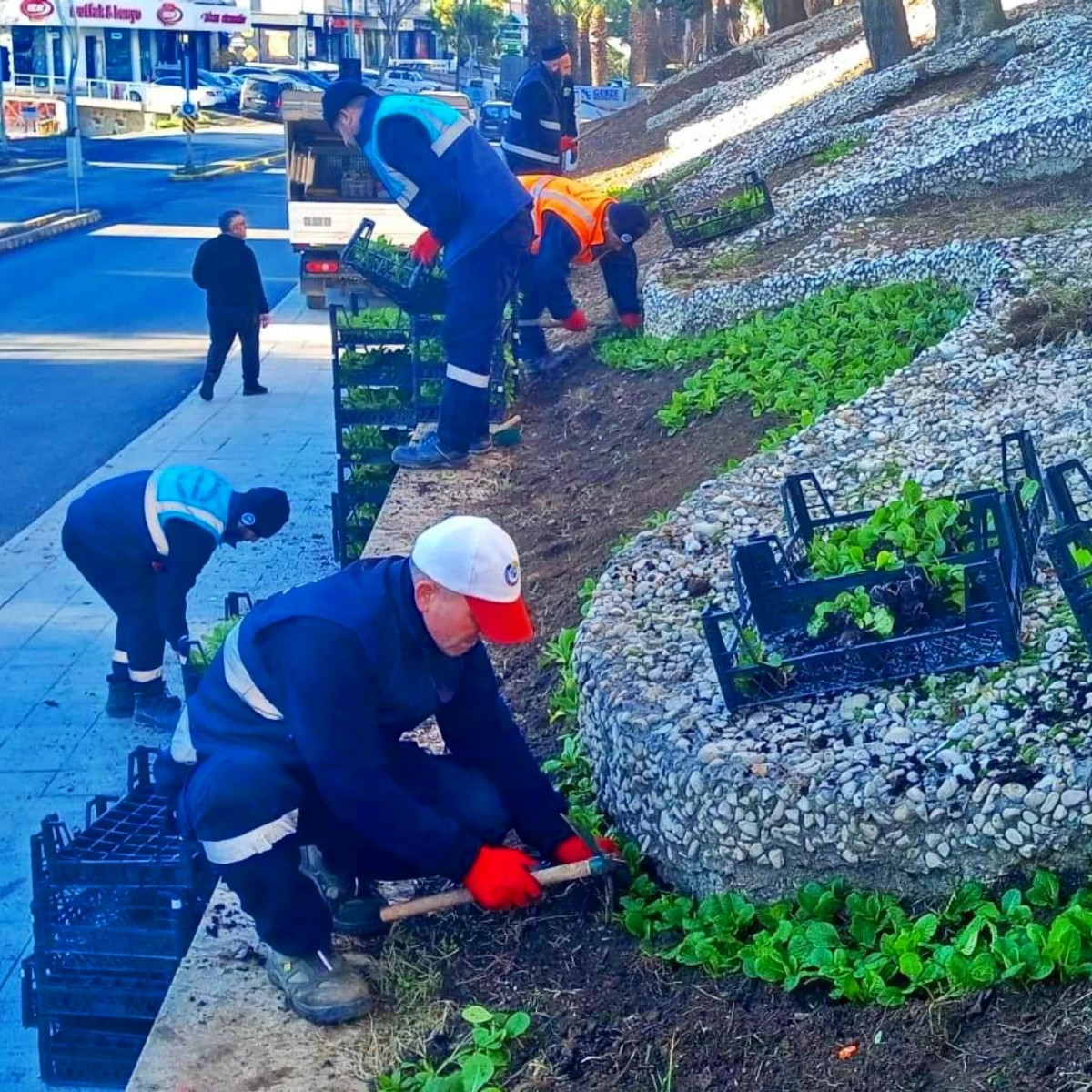 Gebze çiçeklerle donatılıyor