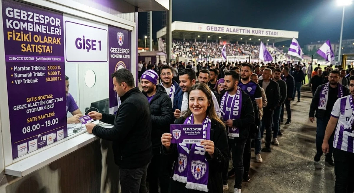 Gebze Omuz Omuza: Şampiyonluk Kombineleri Satışta!