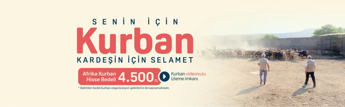 Senin i&ccedil;in Kurban, kardeşin i&ccedil;in Selamet