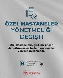 Yeni özel hastaneler yönetmeliği Resmi Gazete'de! Ek ücret alınamayacak