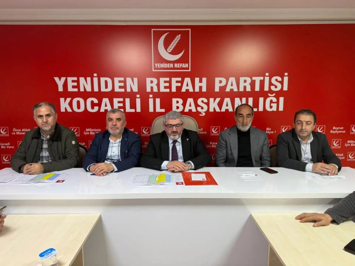 Yeniden Refah Kocaeli İl Başkanı Aydın ; Dilovası'ndaki Patlamada  B&uuml;y&uuml;kşehir &Ouml;l&uuml;ler Gibi Sessiz